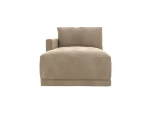 Haven Muse Soft Brown Left Arm Facing Chaise Sofa Module by James Lane, a Sofas for sale on Style Sourcebook