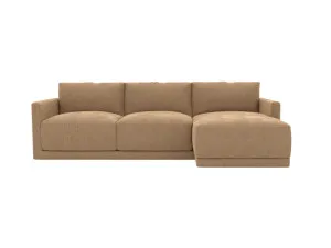 Haven Avon Honey Chaise Sofa Right Facing - 3 Seater by James Lane, a Sofas for sale on Style Sourcebook