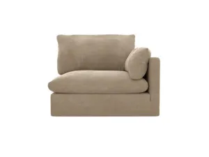 Willow Muse Soft Brown 1 Seat Right Arm Facing Sofa Module by James Lane, a Sofas for sale on Style Sourcebook