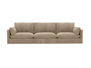 Willow Muse Soft Brown Modular Sofa - 3 Seater by James Lane, a Sofas for sale on Style Sourcebook