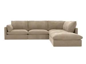 Willow Muse Soft Brown Modular Sofa RAF Terminal - 5 Seater by James Lane, a Sofas for sale on Style Sourcebook