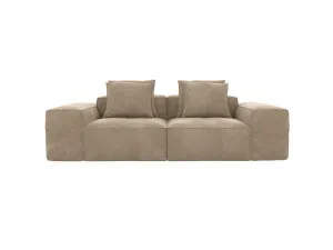 Riley Muse Soft Brown Modular Sofa - 2 Seater by James Lane, a Sofas for sale on Style Sourcebook
