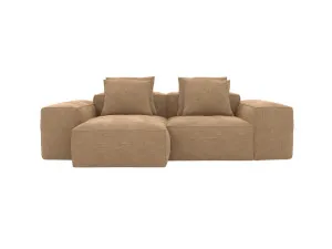 Riley Avon Honey Modular Chaise Sofa - 2 Seater by James Lane, a Sofas for sale on Style Sourcebook