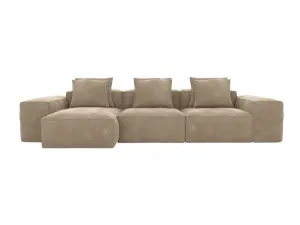 Riley Muse Soft Brown Modular Chaise Sofa - 3 Seater by James Lane, a Sofas for sale on Style Sourcebook