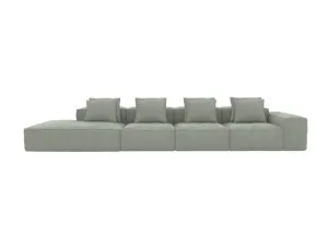 Riley Avon Sage Modular Sofa Left Terminal - 5 Seater by James Lane, a Sofas for sale on Style Sourcebook