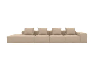 Riley Muse Driftwood Modular Sofa Left Terminal - 5 Seater by James Lane, a Sofas for sale on Style Sourcebook