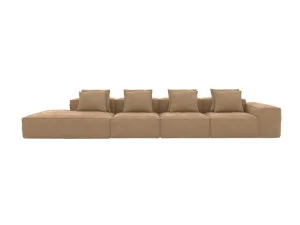 Riley Avon Honey Modular Sofa Left Terminal - 5 Seater by James Lane, a Sofas for sale on Style Sourcebook