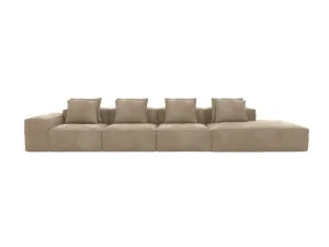 Riley Muse Soft Brown Modular Sofa Right Terminal - 5 Seater by James Lane, a Sofas for sale on Style Sourcebook