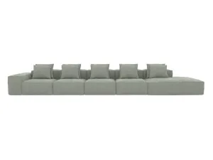 Riley Avon Sage Modular Sofa Right Terminal - 6 Seater by James Lane, a Sofas for sale on Style Sourcebook