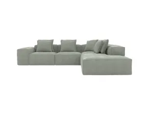 Riley Avon Sage Corner Modular Sofa with Right Terminal - 5 Seater by James Lane, a Sofas for sale on Style Sourcebook