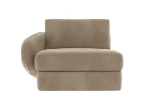 Esme Muse Soft Brown Left Arm Facing Chair Module by James Lane, a Sofas for sale on Style Sourcebook