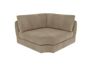 Esme Muse Soft Brown Corner Sofa Chair Module by James Lane, a Sofas for sale on Style Sourcebook