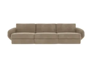 Esme Muse Soft Brown Sofa - 3 Seater by James Lane, a Sofas for sale on Style Sourcebook