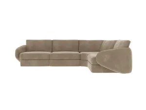 Esme Muse Soft Brown Corner Sofa - 4 Seater by James Lane, a Sofas for sale on Style Sourcebook