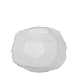 Rufus Vase Frosted Glass White by James Lane, a Vases & Jars for sale on Style Sourcebook