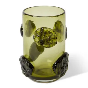Mansa Vase Glass Green by James Lane, a Vases & Jars for sale on Style Sourcebook