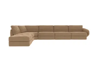 Esme Avon Honey Sofa - 6 Seater LAF Terminal by James Lane, a Sofas for sale on Style Sourcebook