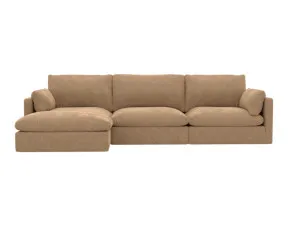 Willow Avon Honey Chaise Sofa - 3 Seater by James Lane, a Sofas for sale on Style Sourcebook