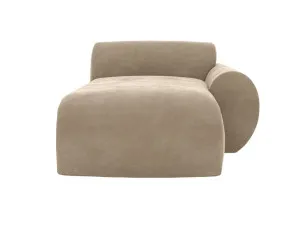 Malmo Muse Soft Brown Chaise Right Arm Facing Sofa Module by James Lane, a Sofas for sale on Style Sourcebook