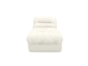 Reva Boucle Ivory Chaise Sofa Module by James Lane, a Sofas for sale on Style Sourcebook
