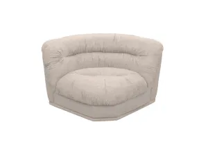 Reva Boucle Pumice Wedge Corner Sofa Module by James Lane, a Sofas for sale on Style Sourcebook