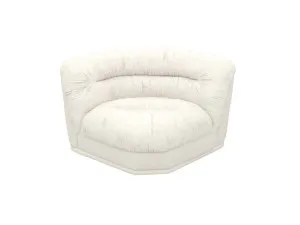 Reva Boucle Ivory Wedge Corner Sofa Module by James Lane, a Sofas for sale on Style Sourcebook