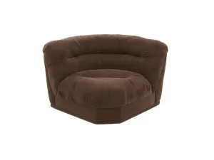 Reva Muse Chocolate Wedge Corner Sofa Module by James Lane, a Sofas for sale on Style Sourcebook