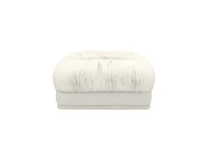Reva Boucle Ivory Ottoman by James Lane, a Ottomans for sale on Style Sourcebook