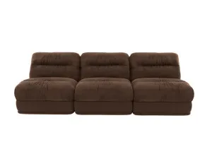 Reva Muse Chocolate 3 Seater Modular Sofa by James Lane, a Sofas for sale on Style Sourcebook