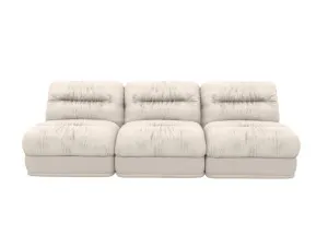 Reva View Cream 3 Seater Modular Sofa by James Lane, a Sofas for sale on Style Sourcebook
