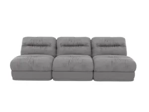 Reva View Steel 3 Seater Modular Sofa by James Lane, a Sofas for sale on Style Sourcebook