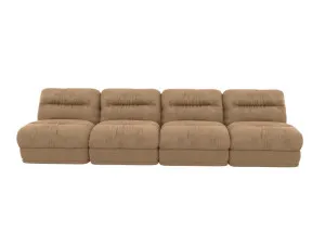 Reva Avon Honey 4 Seater Modular Sofa by James Lane, a Sofas for sale on Style Sourcebook