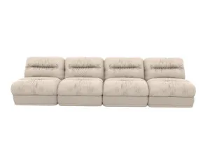 Reva Avon Taupe 4 Seater Modular Sofa by James Lane, a Sofas for sale on Style Sourcebook