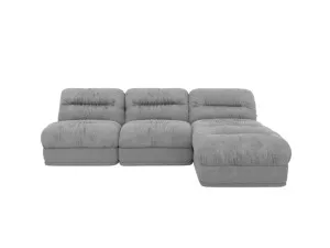 Reva California slate 3 Seater Modular Chaise Sofa by James Lane, a Sofas for sale on Style Sourcebook