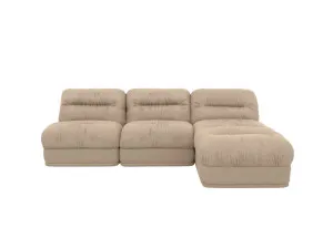Reva Muse Driftwood 3 Seater Modular Chaise Sofa by James Lane, a Sofas for sale on Style Sourcebook