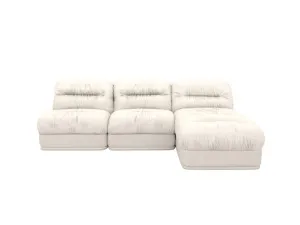 Reva Noa Fog 3 Seater Modular Chaise Sofa by James Lane, a Sofas for sale on Style Sourcebook