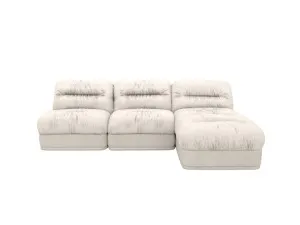 Reva Tribute Ice 3 Seater Modular Chaise Sofa by James Lane, a Sofas for sale on Style Sourcebook