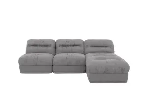 Reva View Steel 3 Seater Modular Chaise Sofa by James Lane, a Sofas for sale on Style Sourcebook