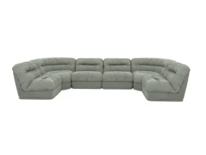 Reva Avon Sage 6 Seater U-Shaped Modular Sofa by James Lane, a Sofas for sale on Style Sourcebook