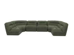 Reva Muse Forest 6 Seater U-Shaped Modular Sofa by James Lane, a Sofas for sale on Style Sourcebook