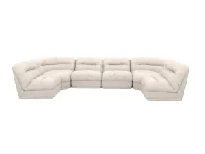 Reva Kent Bisque 6 Seater U-Shaped Modular Sofa by James Lane, a Sofas for sale on Style Sourcebook