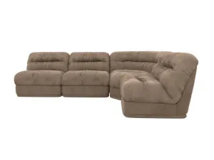 Reva Tribute Walnut 4 Seater Modular Corner Sofa by James Lane, a Sofas for sale on Style Sourcebook
