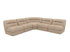 Reva Muse Driftwood 5 Seater Modular Corner Sofa by James Lane, a Sofas for sale on Style Sourcebook