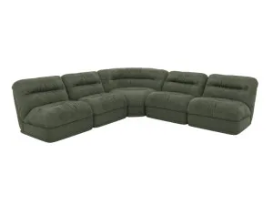 Reva Muse Forest 5 Seater Modular Corner Sofa by James Lane, a Sofas for sale on Style Sourcebook