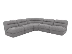 Reva View Steel 5 Seater Modular Corner Sofa by James Lane, a Sofas for sale on Style Sourcebook
