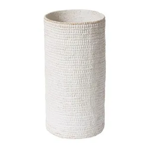 Aurora Vase White - 35cm by James Lane, a Vases & Jars for sale on Style Sourcebook