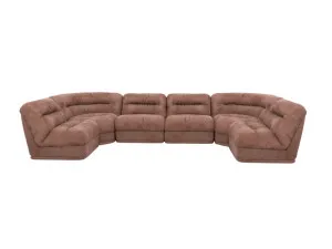 Reva Muse Dusk 6 Seater U-Shaped Modular Sofa by James Lane, a Sofas for sale on Style Sourcebook
