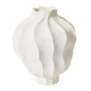 Issey Vessel White - 37cm by James Lane, a Vases & Jars for sale on Style Sourcebook