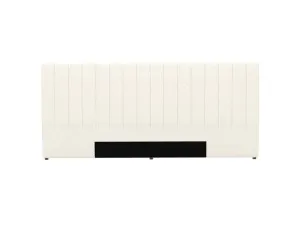 Valor Boucle Ivory Extra Wide Bedhead Queen/King by James Lane, a Bed Heads for sale on Style Sourcebook