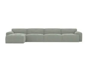Copenhagen Avon Sage Chaise Sofa - 4 Seater by James Lane, a Sofas for sale on Style Sourcebook
